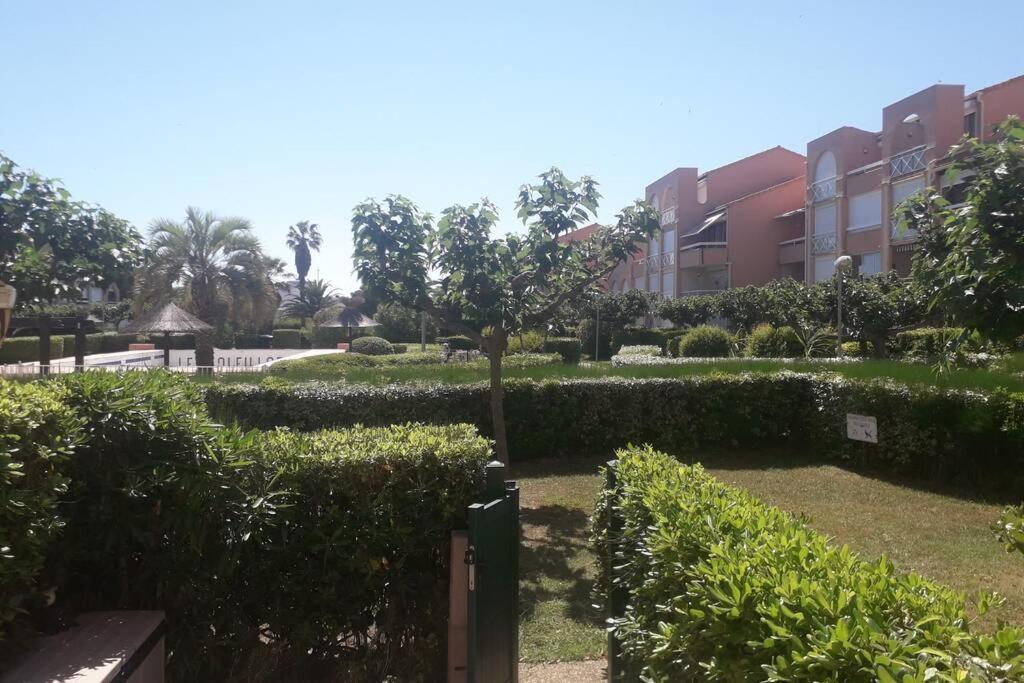 Nid Douillet F2, Clim, Jardin, Piscine, Parking, Plage 200 M Palavas Экстерьер фото