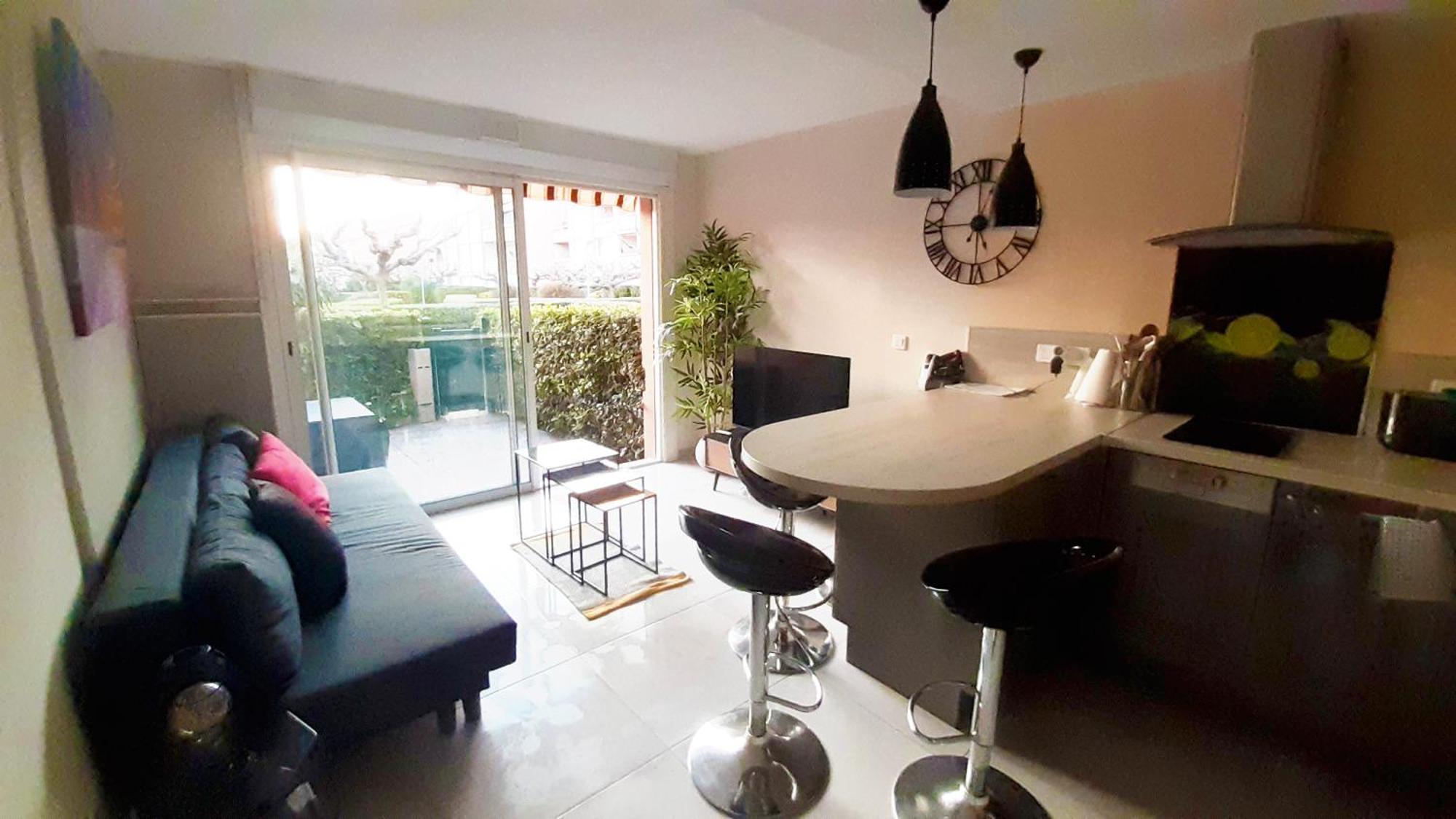 Nid Douillet F2, Clim, Jardin, Piscine, Parking, Plage 200 M Palavas Экстерьер фото